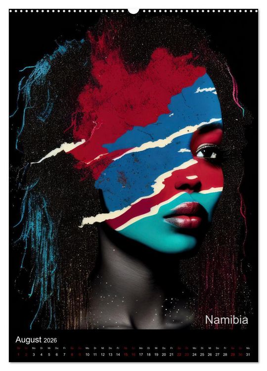 Produktbild: Afrikanische Sch&ouml;nheiten (hochwertiger Premium Wandkalender 2026 DIN A2 hoch), Kunstdruck in Hochglanz