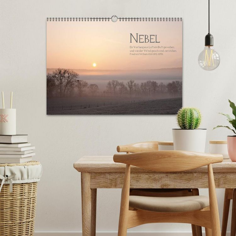 Produktbild: NEBEL (Wandkalender 2026 DIN A3 quer), CALVENDO Monatskalender