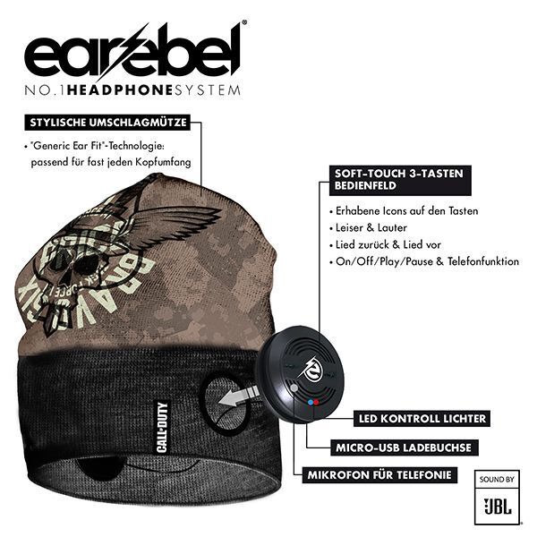 Produktbild: Style Dock Beanie Set Cod Franchise - Camo Sand