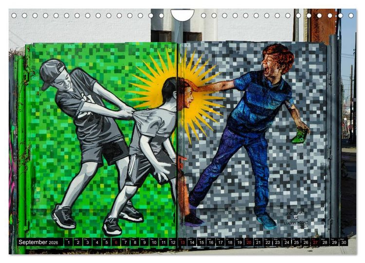 Produktbild: NYC Street Art (Wall Calendar 2026 DIN A4 landscape), CALVENDO 12 Month Wall Calendar