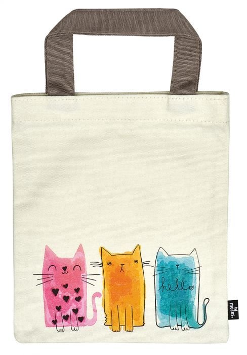 Produktbild: moses. libri_x B&uuml;chertasche Katzentrio
