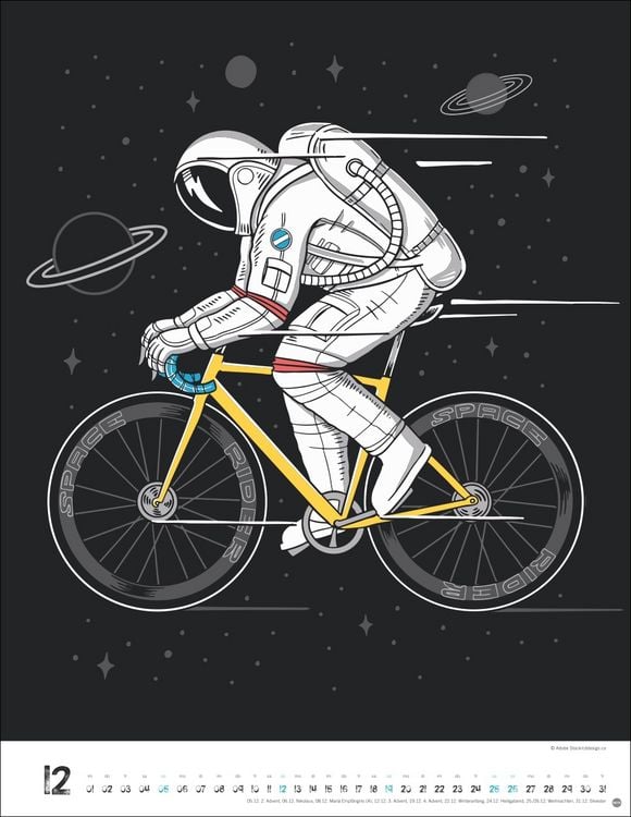 Produktbild: Bike Art Posterkalender 2027
