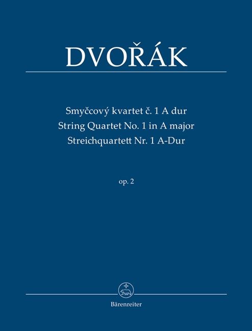 Produktbild: Streichquartett Nr. 1 A-Dur op. 2 (Smyccov&yacute; kvartet c. 1 A dur op. 2)