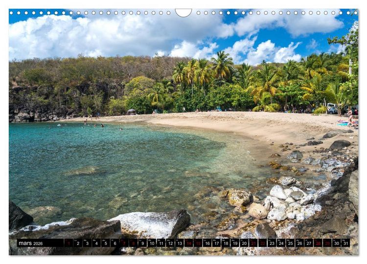 Produktbild: Guadeloupe (Calendrier mural 2026 DIN A3 vertical), CALVENDO calendrier mensuel