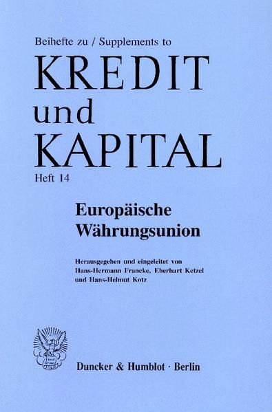 Produktbild: Europ&auml;ische W&auml;hrungsunion.