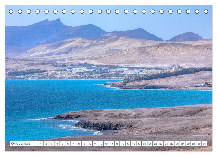Produktbild: Fuerteventura, die ungez&auml;hmte Kanareninsel (Tischkalender 2026 DIN A5 quer), CALVENDO Monatskalender