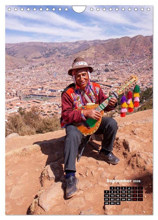 Produktbild: Peru - Kultur - Menschen - Natur (Wandkalender 2026 DIN A4 hoch), CALVENDO Monatskalender