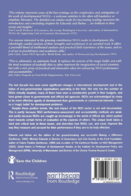 Produktbild: Non-Governmental Organisations - Performance and Accountability