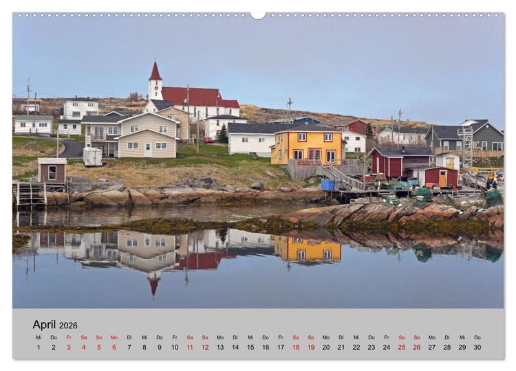 Produktbild: Neufundland 2026 (Wandkalender 2026 DIN A2 quer), CALVENDO Monatskalender