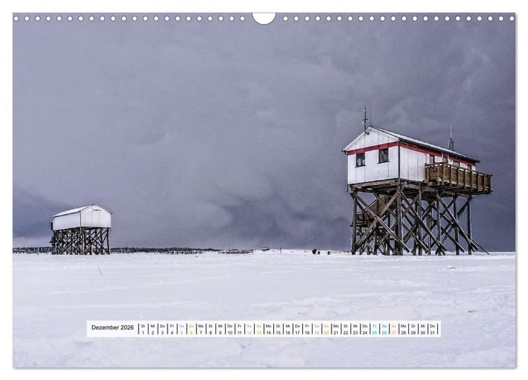 Produktbild: St. Peter-Ording (Wandkalender 2026 DIN A3 quer), CALVENDO Monatskalender