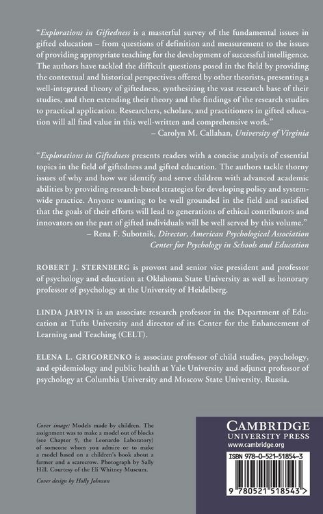 Produktbild: Explorations in Giftedness
