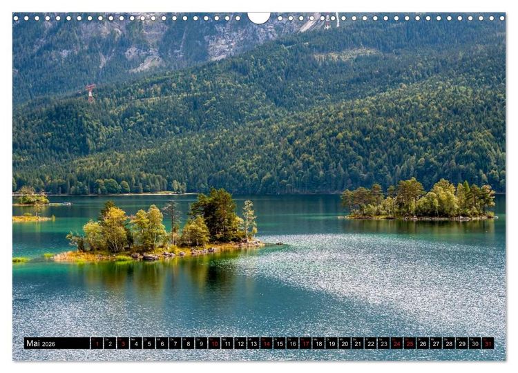 Produktbild: Traumlandschaft Werdenfelser Land - Teil I (Wandkalender 2026 DIN A3 quer), CALVENDO Monatskalender
