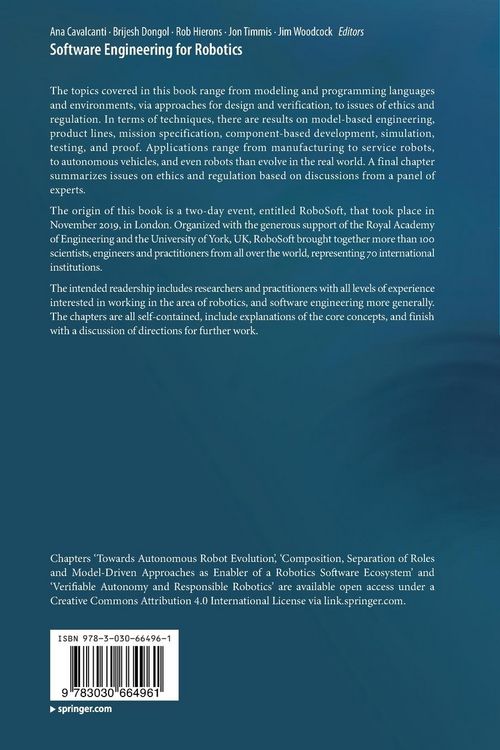 Produktbild: Software Engineering for Robotics