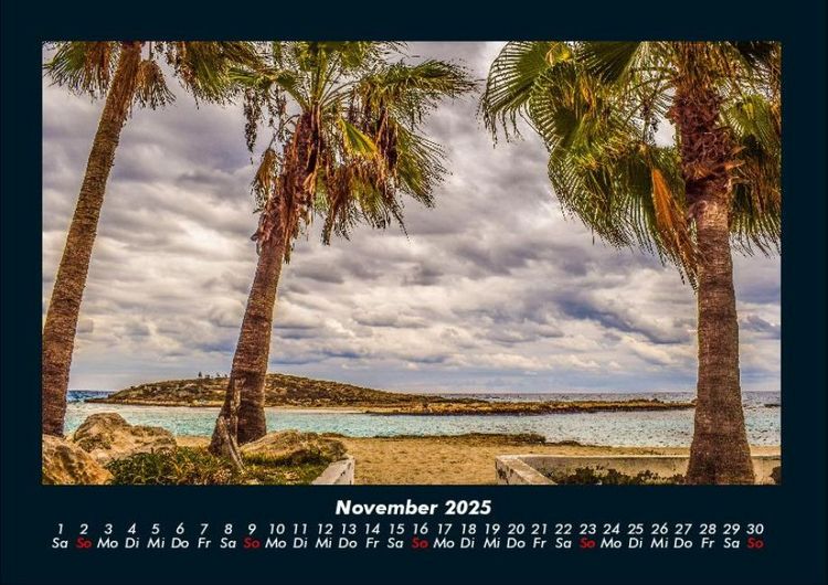 Produktbild: Palmentraum 2025 Fotokalender DIN A4