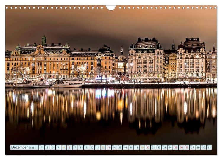 Produktbild: Stockholm - Venedig des Nordens (Wandkalender 2026 DIN A3 quer), CALVENDO Monatskalender