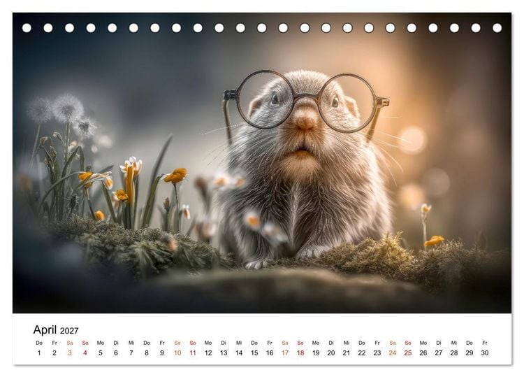 Produktbild: Brillen Bande (Tischkalender 2027 DIN A5 quer), CALVENDO Monatskalender