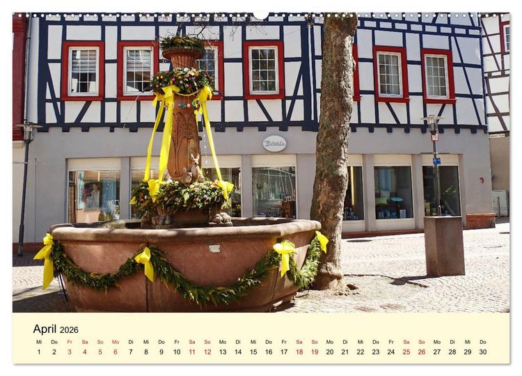 Produktbild: Willkommen in Bensheim an der Bergstra&szlig;e (Wandkalender 2026 DIN A2 quer), CALVENDO Monatskalender