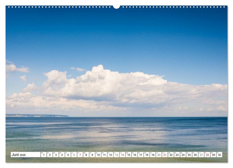 Produktbild: Insel R&uuml;gen - Die K&uuml;ste von Sellin bis Kap Arkona (Wandkalender 2026 DIN A2 quer), CALVENDO Monatskalender