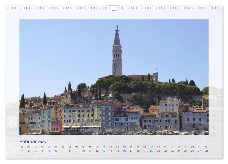 Produktbild: Sch&ouml;nes Istrien 2026 (Wandkalender 2026 DIN A3 quer), CALVENDO Monatskalender