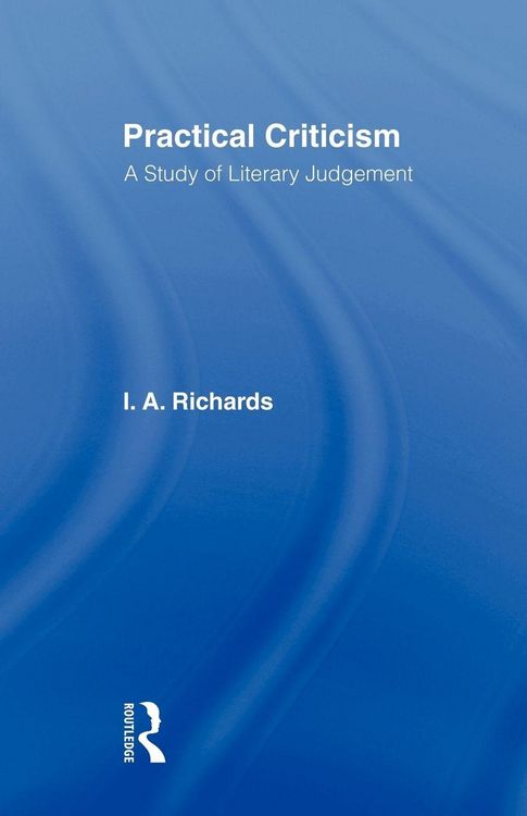 Produktbild: Practical Criticism V 4