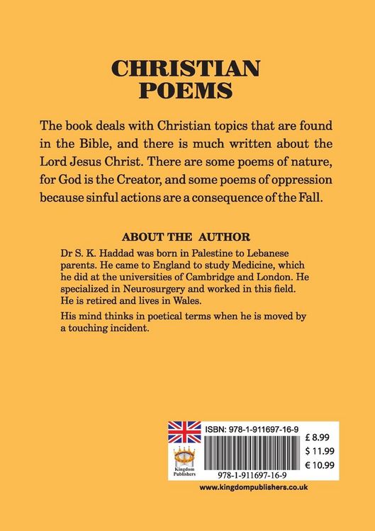 Produktbild: Christian Poems