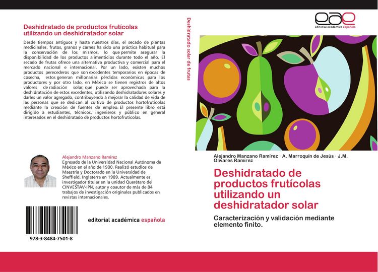 Produktbild: Deshidratado de productos frut&iacute;colas utilizando un deshidratador solar