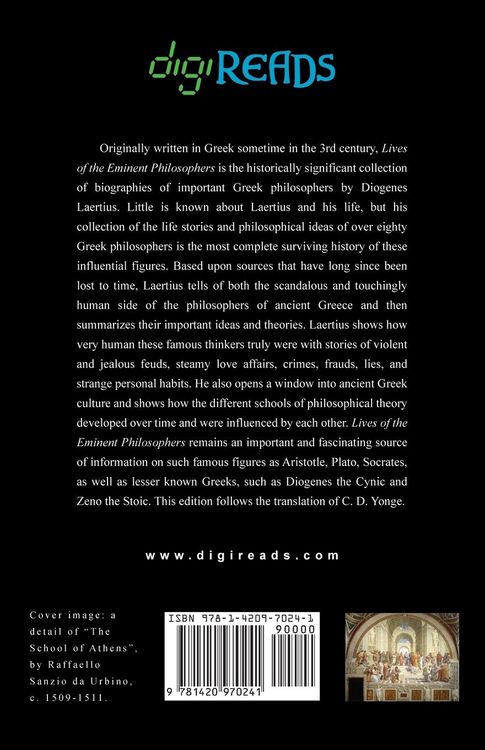 Produktbild: Lives of the Eminent Philosophers