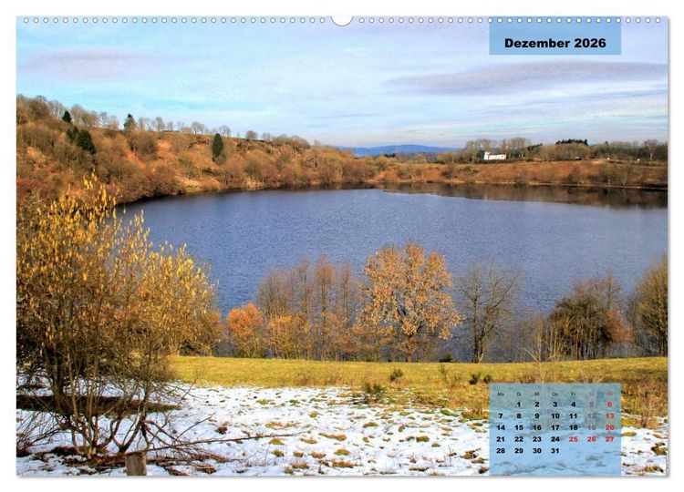Produktbild: Die Eifel und ihre Regionen - Die Vulkaneifel (Wandkalender 2026 DIN A2 quer), CALVENDO Monatskalender