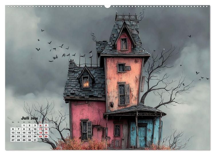 Produktbild: Ein Zuhause ist kein Winkelma&szlig;, sondern ein Gef&uuml;hl (Wandkalender 2026 DIN A2 quer), CALVENDO Monatskalender