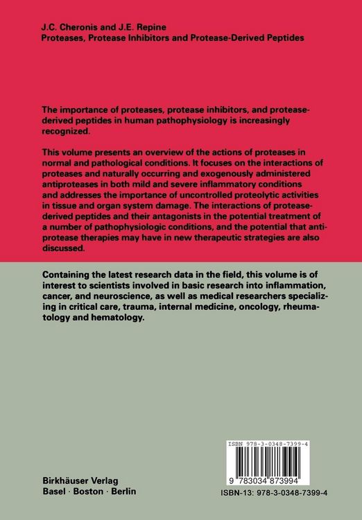 Produktbild: Proteases, Protease Inhibitors and Protease-Derived Peptides