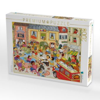 Produktbild: Dorfplatz im Sommer (Puzzle)
