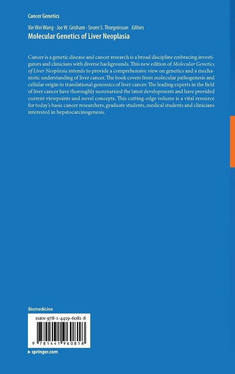 Produktbild: Molecular Genetics of Liver Neoplasia