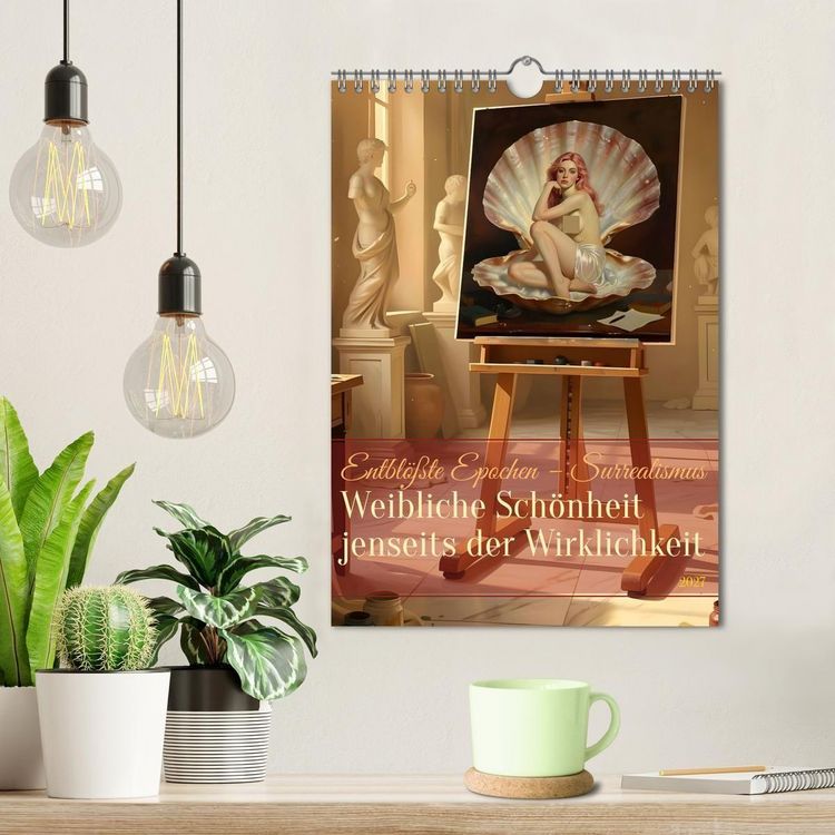 Produktbild: Entbl&ouml;&szlig;te Epochen &ndash; Surrealismus (Wandkalender 2027 DIN A4 hoch), CALVENDO Monatskalender