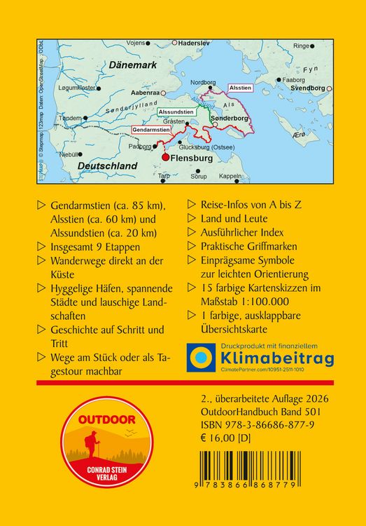 Produktbild: D&auml;nemark: Gendarmstien mit Alsstien und Alssundstien