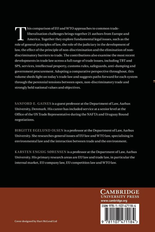 Produktbild: Liberalising Trade in the Eu and the Wto