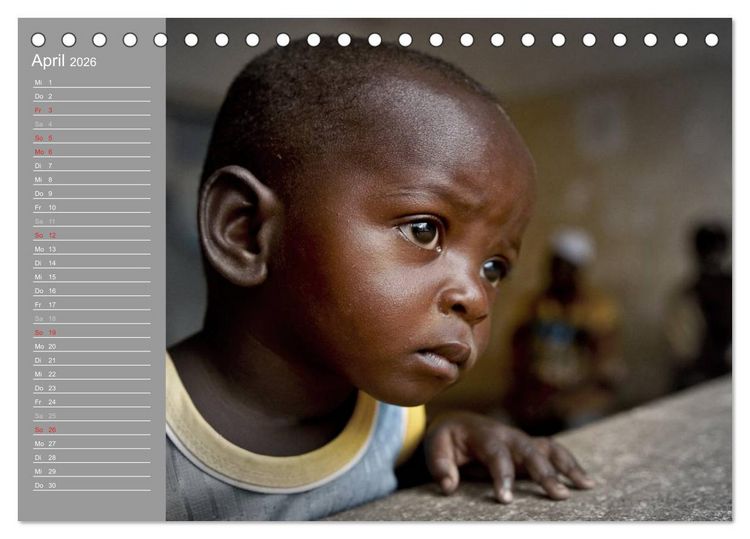 Produktbild: Kinder aus den Kulturen unserer Welt (Tischkalender 2026 DIN A5 quer), CALVENDO Monatskalender