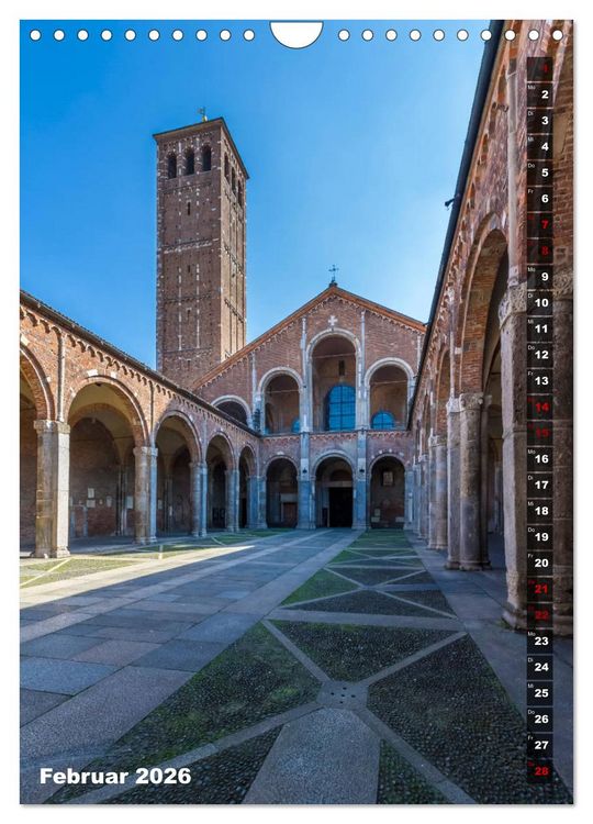 Produktbild: MAILAND Prachtvolle Impressionen (Wandkalender 2026 DIN A4 hoch), CALVENDO Monatskalender