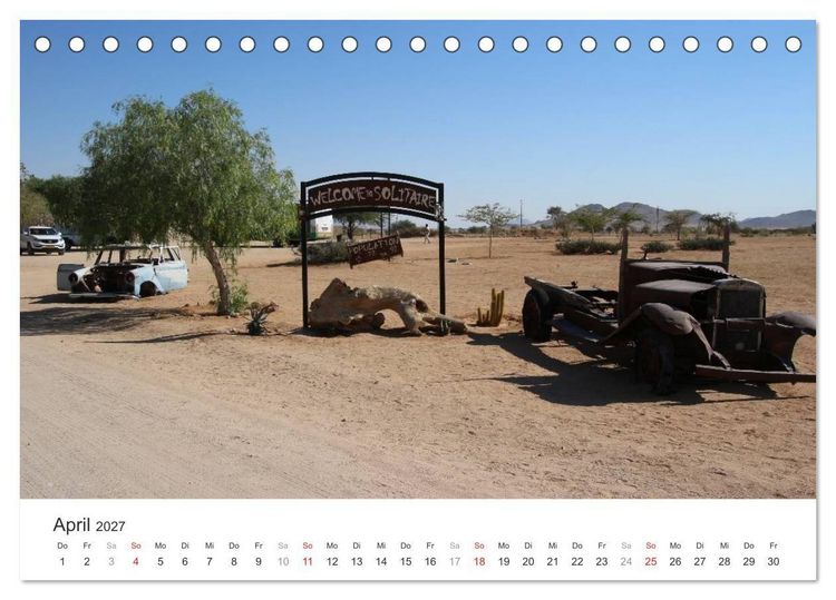 Produktbild: Namibia - Landschaftseindr&uuml;cke (Tischkalender 2027 DIN A5 quer), CALVENDO Monatskalender
