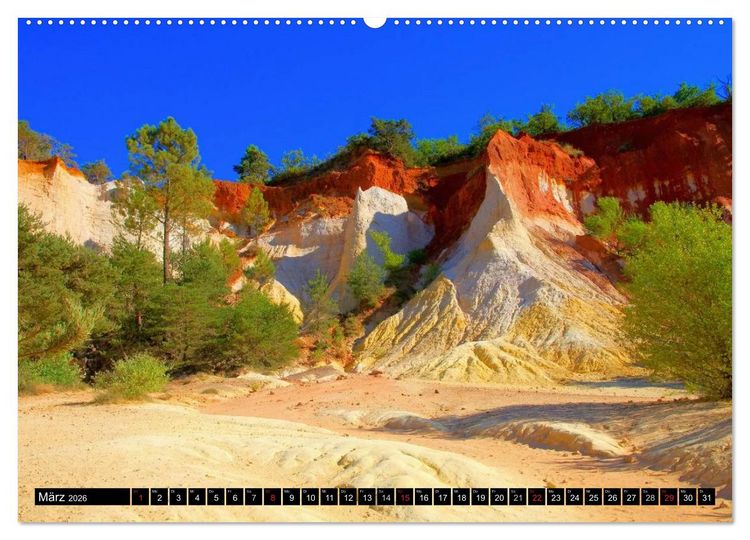 Produktbild: Verzaubernde Provence (hochwertiger Premium Wandkalender 2026 DIN A2 quer), Kunstdruck in Hochglanz