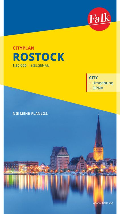 Produktbild: Falk Cityplan Rostock 1:21.000