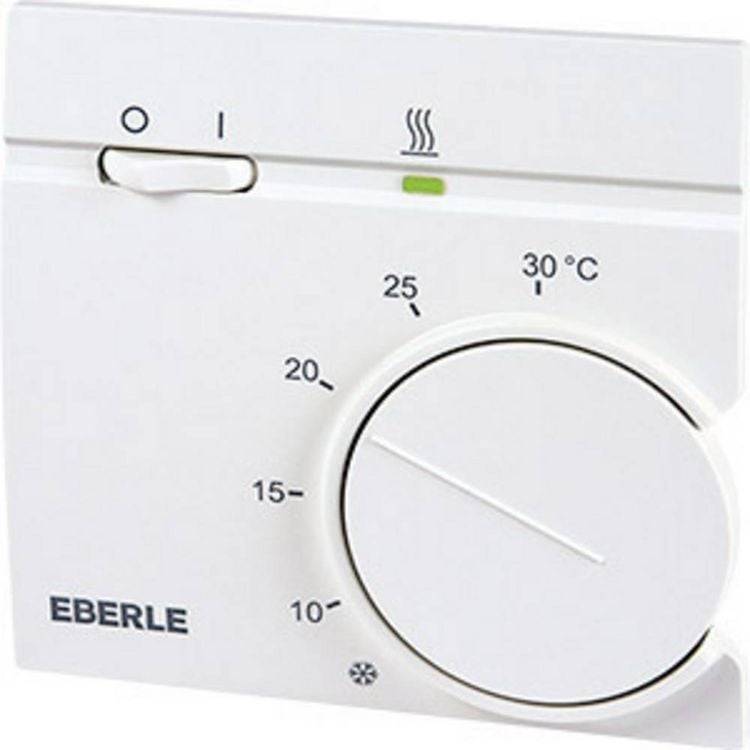 Produktbild: Eberle 121 1719 51 100 RTR 9725 Raumthermostat Aufputz Heizen / K&uuml;hlen 1St.