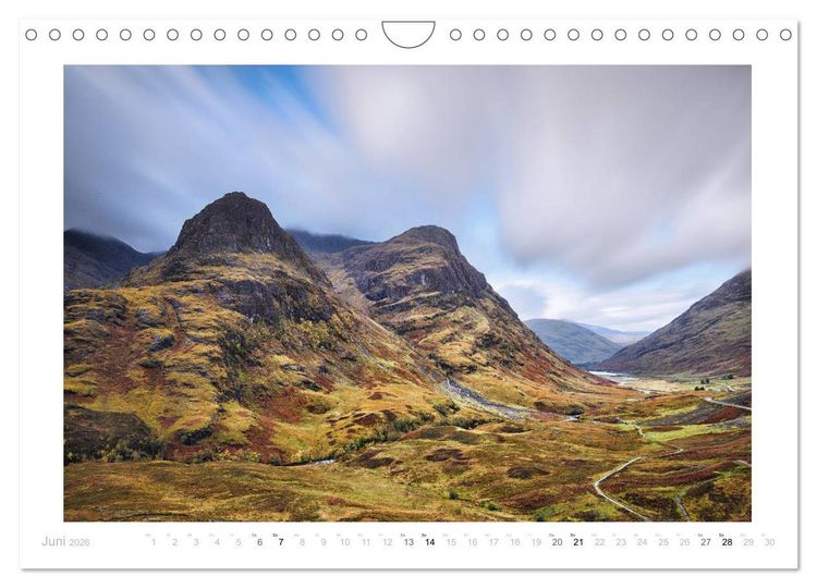 Produktbild: Schottland - Ein Roadtrip durch die herbstlichen Highlands (Wandkalender 2026 DIN A4 quer), CALVENDO Monatskalender