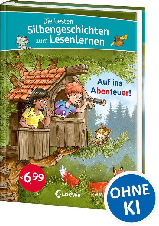 Produktbild: Die besten Silbengeschichten zum Lesenlernen - Auf ins Abenteuer!