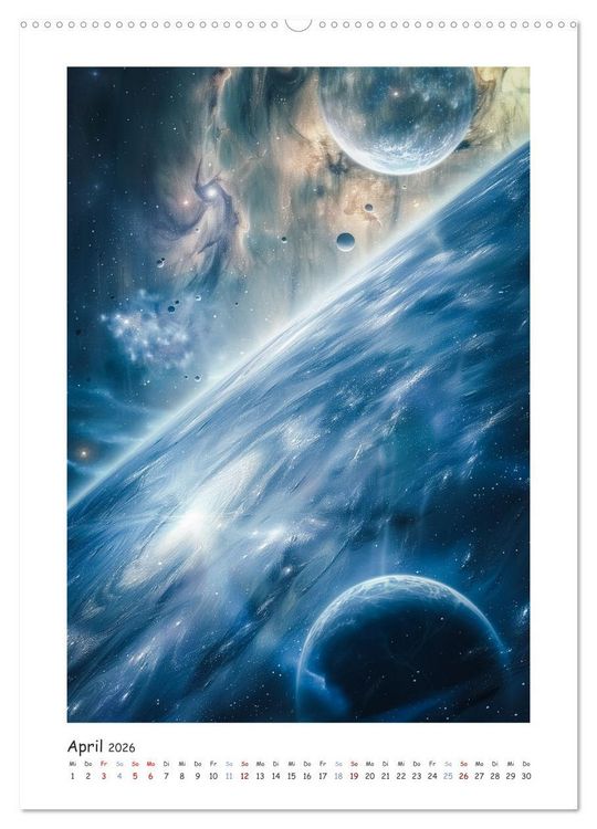 Produktbild: Jenseits der Sterne (Wandkalender 2026 DIN A2 hoch), CALVENDO Monatskalender