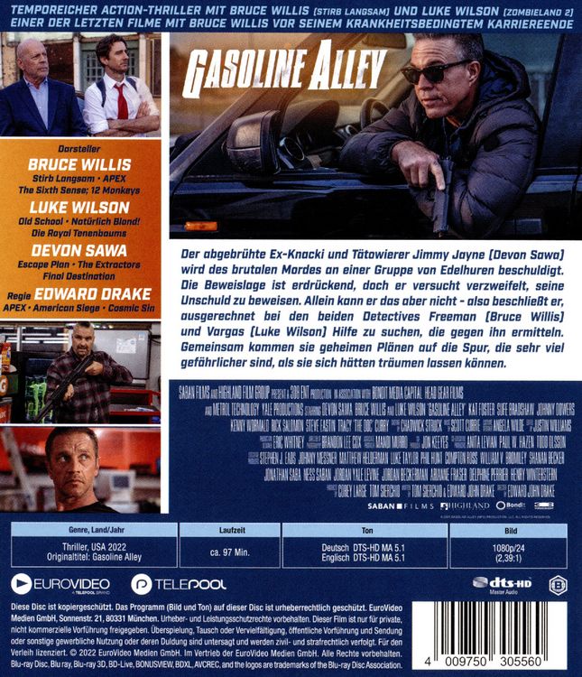 Produktbild: Gasoline Alley - Justice gets Dirty