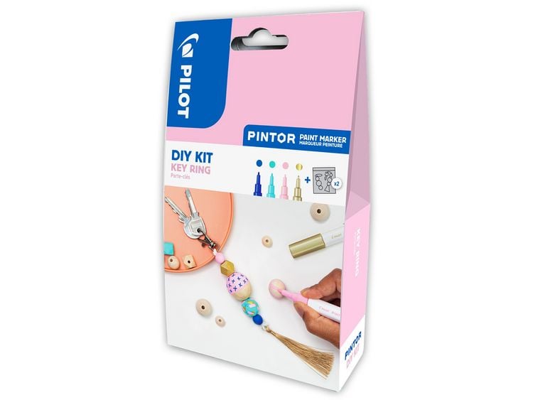 Produktbild: PILOT Kreativmarker PINTOR 2.3 (EF) DIY-Set Schl&uuml;sselanh&auml;nger