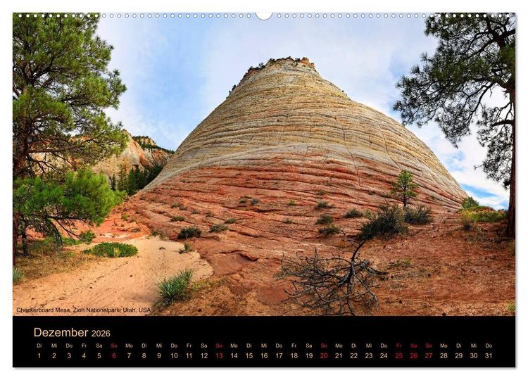 Produktbild: USA Der S&uuml;dwesten - Einzigartige Monumente (Wandkalender 2026 DIN A2 quer), CALVENDO Monatskalender