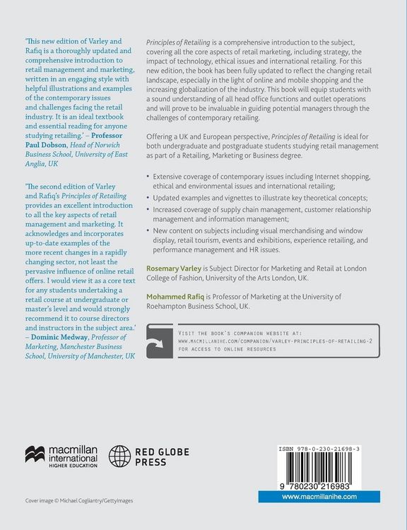 Produktbild: Principles of Retailing