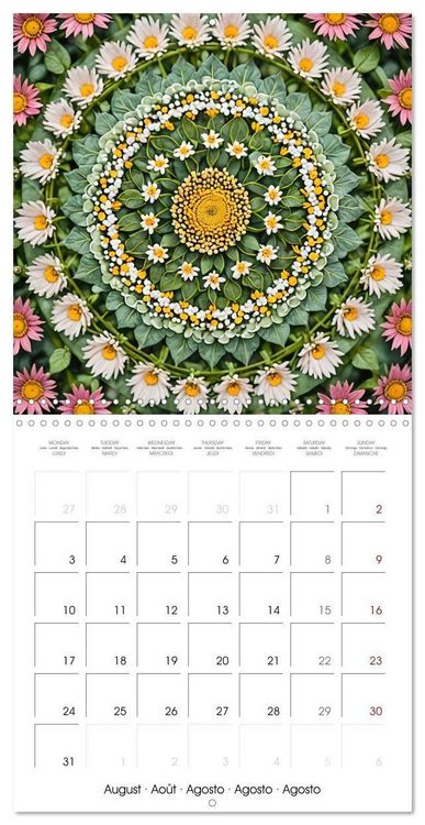 Produktbild: Mandalas of Mother Earth (Wall Calendar 2026 12 &times; 12 Inch) CALVENDO 12 Month Wall Calendar