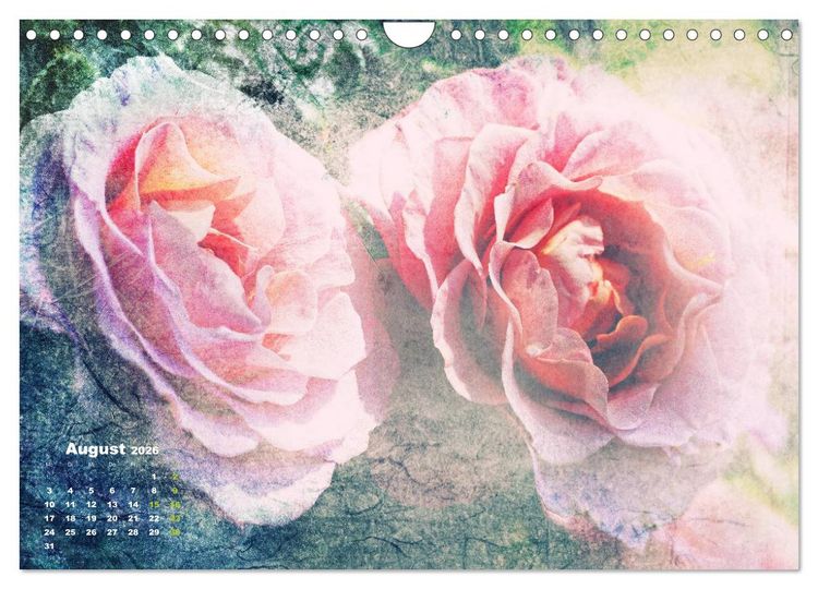 Produktbild: Rosen Romantik (Wandkalender 2026 DIN A4 quer), CALVENDO Monatskalender